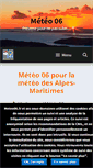 Mobile Screenshot of meteo06.fr